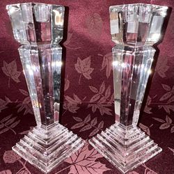 Lenox Crystal Candlesticks 