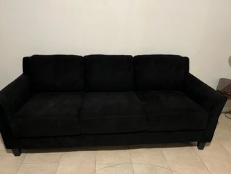 Black sofa