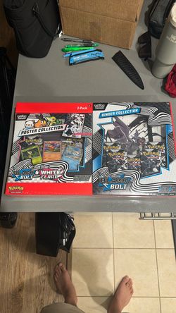 Pokemon Black Bolt Binder + Poster collection bundle