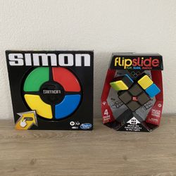 Hasbro Simon + Moose FlipSlide Electronic Games Bundle — New in Box