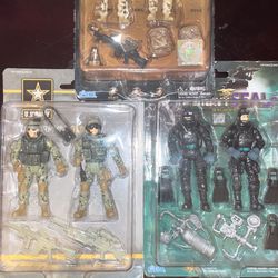 Marines, Army, Navy Seal Action Figure Collectibles