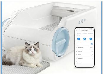 Casmillo Smart Self-Cleaning Cat Litter Box - Retails for $200+