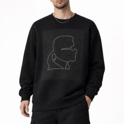 Karl Lagerfeld Paris Mens Sweatshirt Cotton Size M