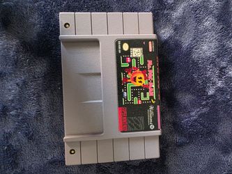 Ms. Pac-Man Super Nintendo SNES Cartridge