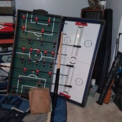 Fooseball,airhockey,andpooltable All In One Tabletop
