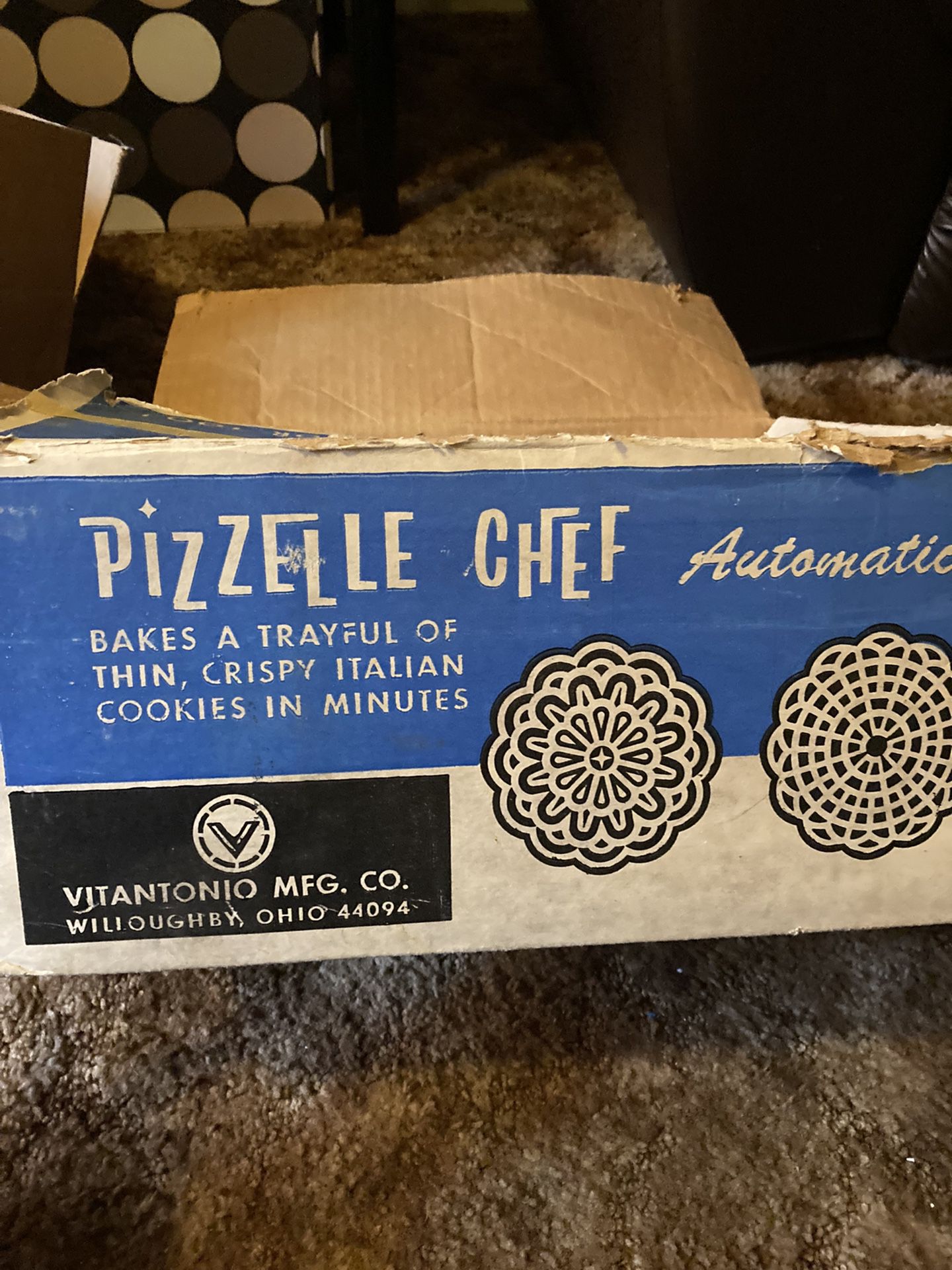 Pizzelle Chef - Original Box 