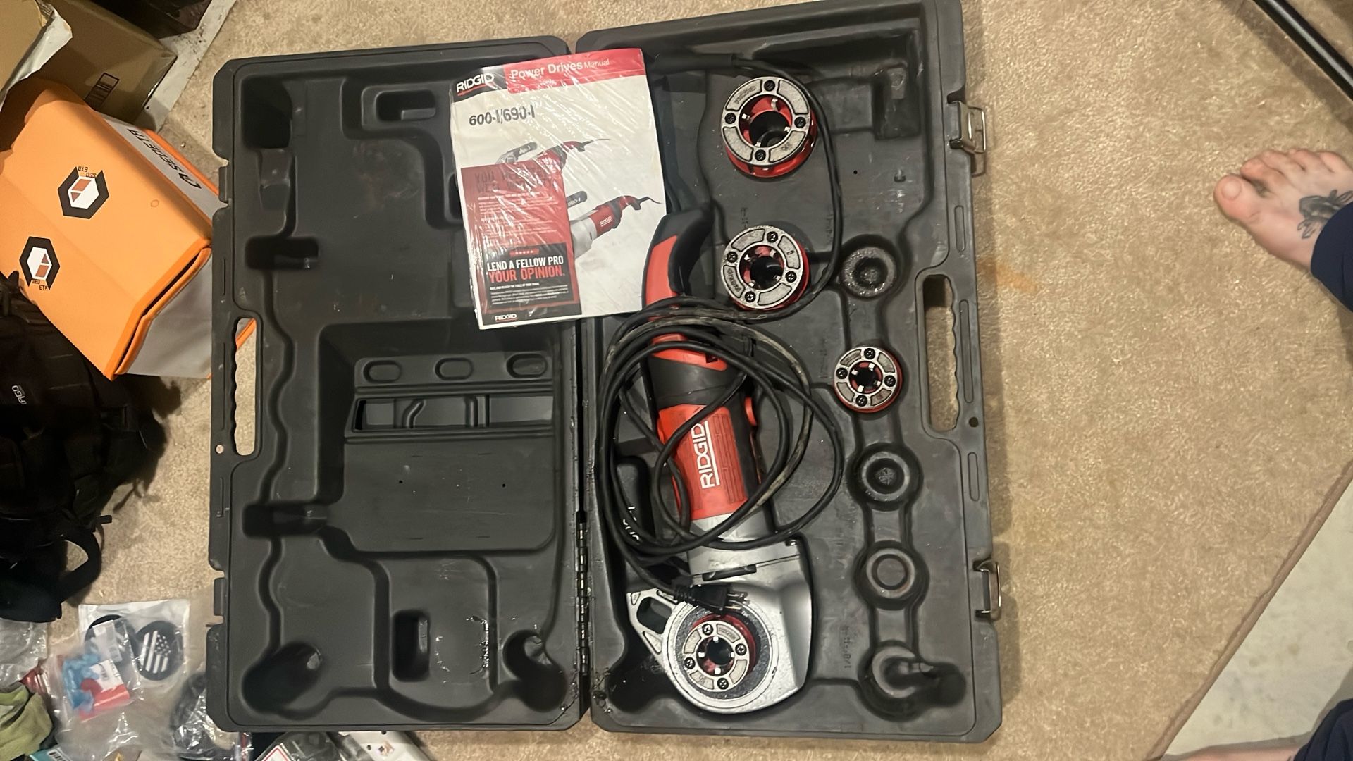 Rigid 600-I Threading Pony