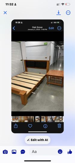 Full  Size Sleigh Bed Or Platform Queen Frame-package Deal Frame And Mattress