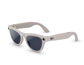 Ray-Ban Meta - Skyler - Smart AI Glasses for Women Blue Transition Lenses - Chalky Grey