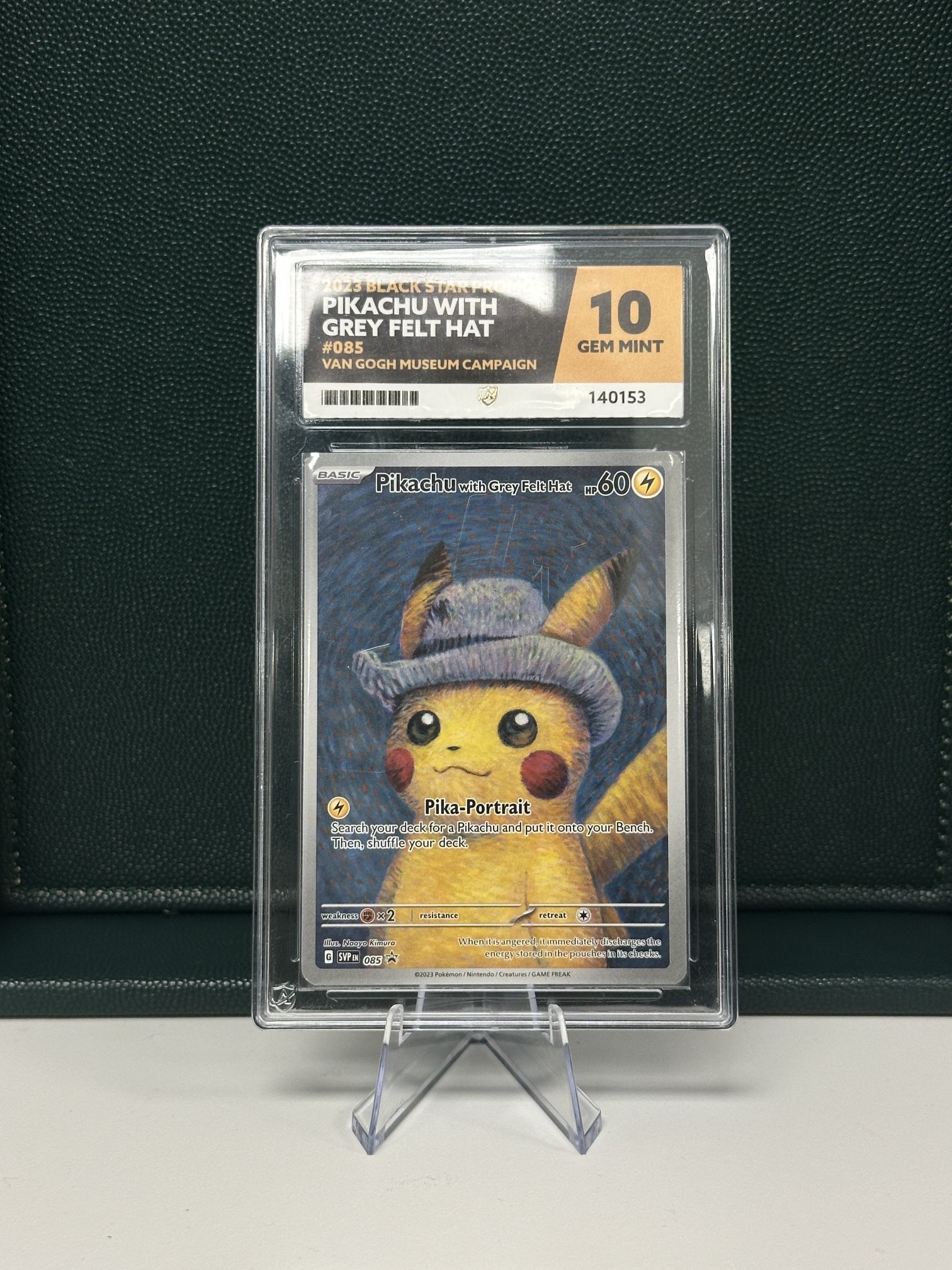 Pikachu with Grey Felt Hat - SV: Scarlet & Violet Promo Cards ACE Gem Mint 10