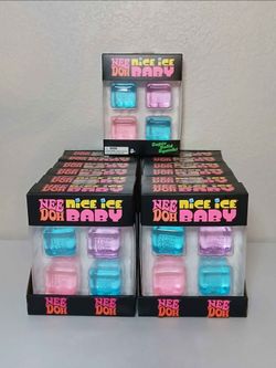 Schylling NeeDoh Nice Ice Baby 4 Pack Fidget Toy Set