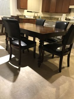 Dining table 6 chairs