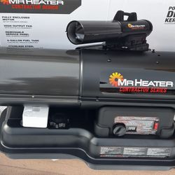 Contractor Series 80,000 BTU Black Forced Air Kerosene/Diesel Outdoor Space Heater with Thermostat