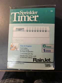RainJet sprinkler timer
