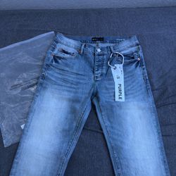 purple jeans size 32 