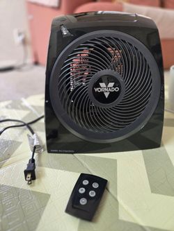 New/ Unused Vornado Whole Room Space fan and Heater with Remote – Excellent Condition .