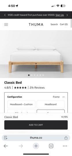 Thuma Classic Bed Frame
