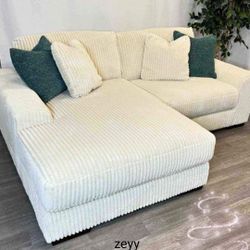 🧿Lindyn 2 Piece Sectional Sofa Couch With Chaise