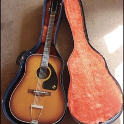 1967 Aria 12 Strings Guitar In Pristine Condition 