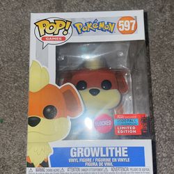 #597 Growlithe Flocked