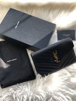 YSL envelope chain small purse/wallet