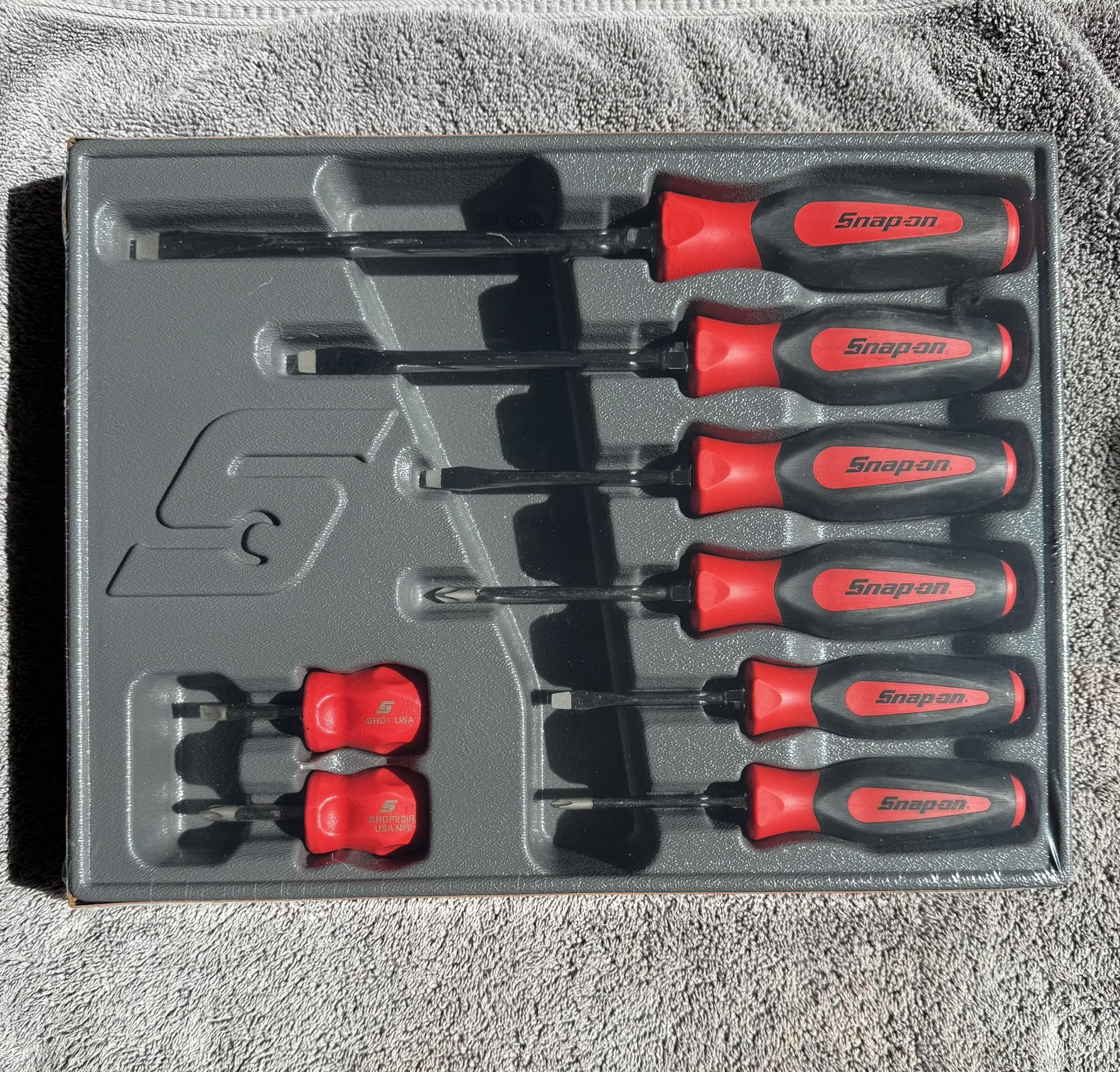 Snap-On 8 Piece Screwdriver Set (SGDX80BR) BRAND NEW !!