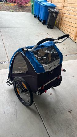 Two seat Burley bike trailer