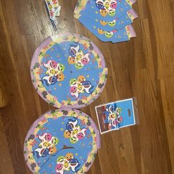 Baby Shark birthday Decorations/ Goody Bags
