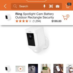 RING SPOTLIGHT CAM SECURITY BRAND NEW