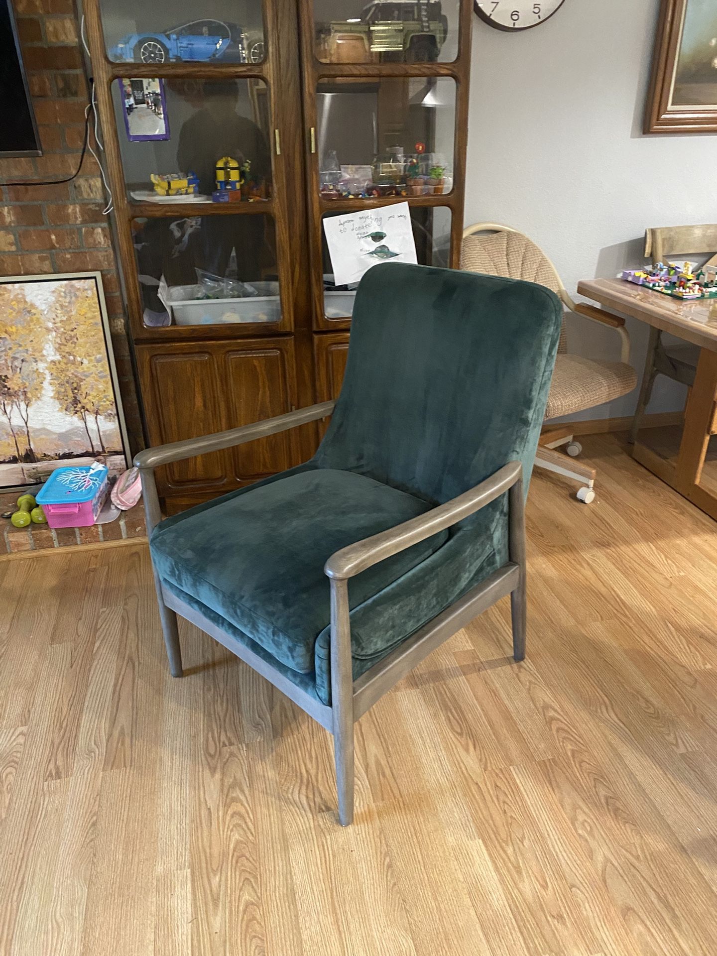 Green Velvet Chair