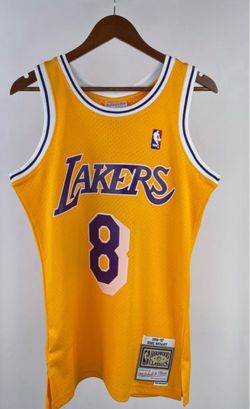 Yellow Los Angeles lakers Kobe Bryant jersey