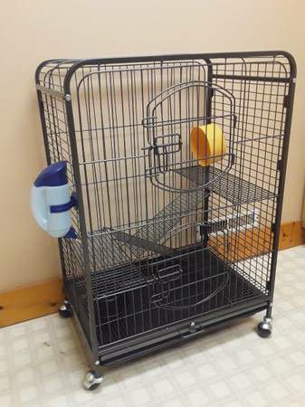 Large Critters or Bird Cage with Accessories - *Never Used* (Costed Over $200 When We Bought It) 