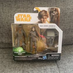 Star Wars Force Link 2.0 Mimban Han Solo & Chewbacca New 3.75" action figures