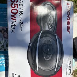 pioneer TS-A6977S 4 away speakers 650w 