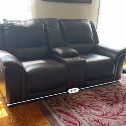 3 PIECE COUCH SET RECLINING (SITS 5)