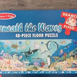 Puzzle /Board  Games Toy. 48 Pieces Floor Puzzle. 4 Feet Long Ages 3+ Gently Used.