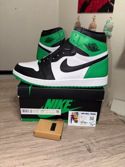 Size 11 - Air Jordan 1 Retro OG High Lucky Green White Black