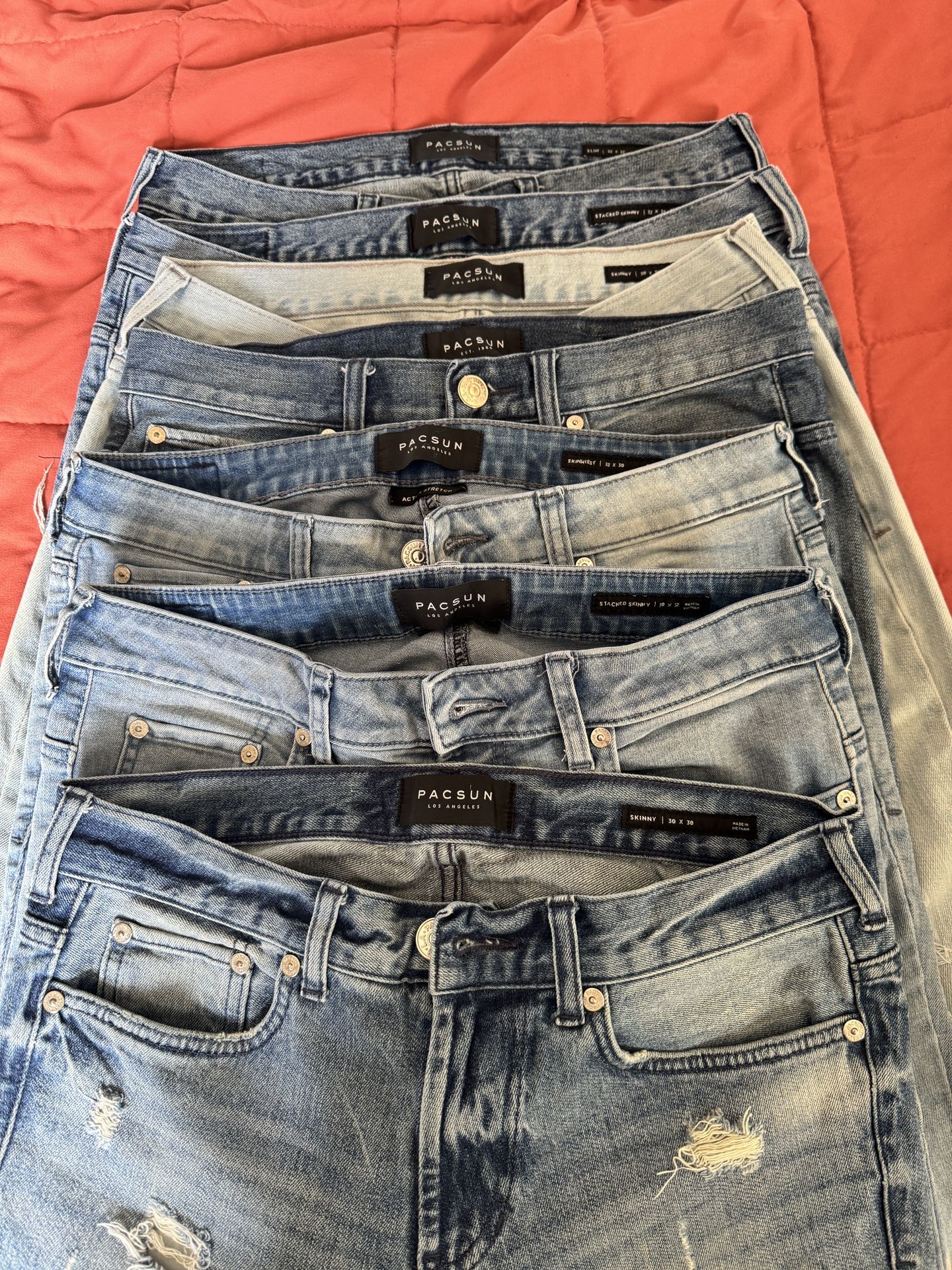 25 Youth Jeans Pacsun,Levis,Abercrombie