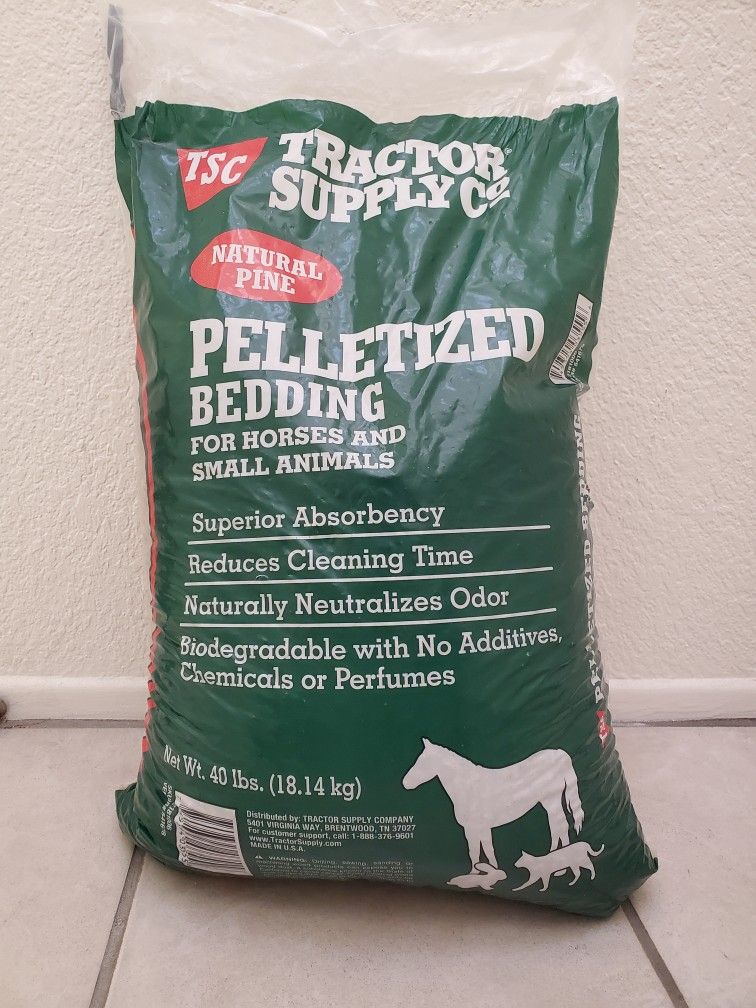 Pine Pelletized Bedding, TSC Brand