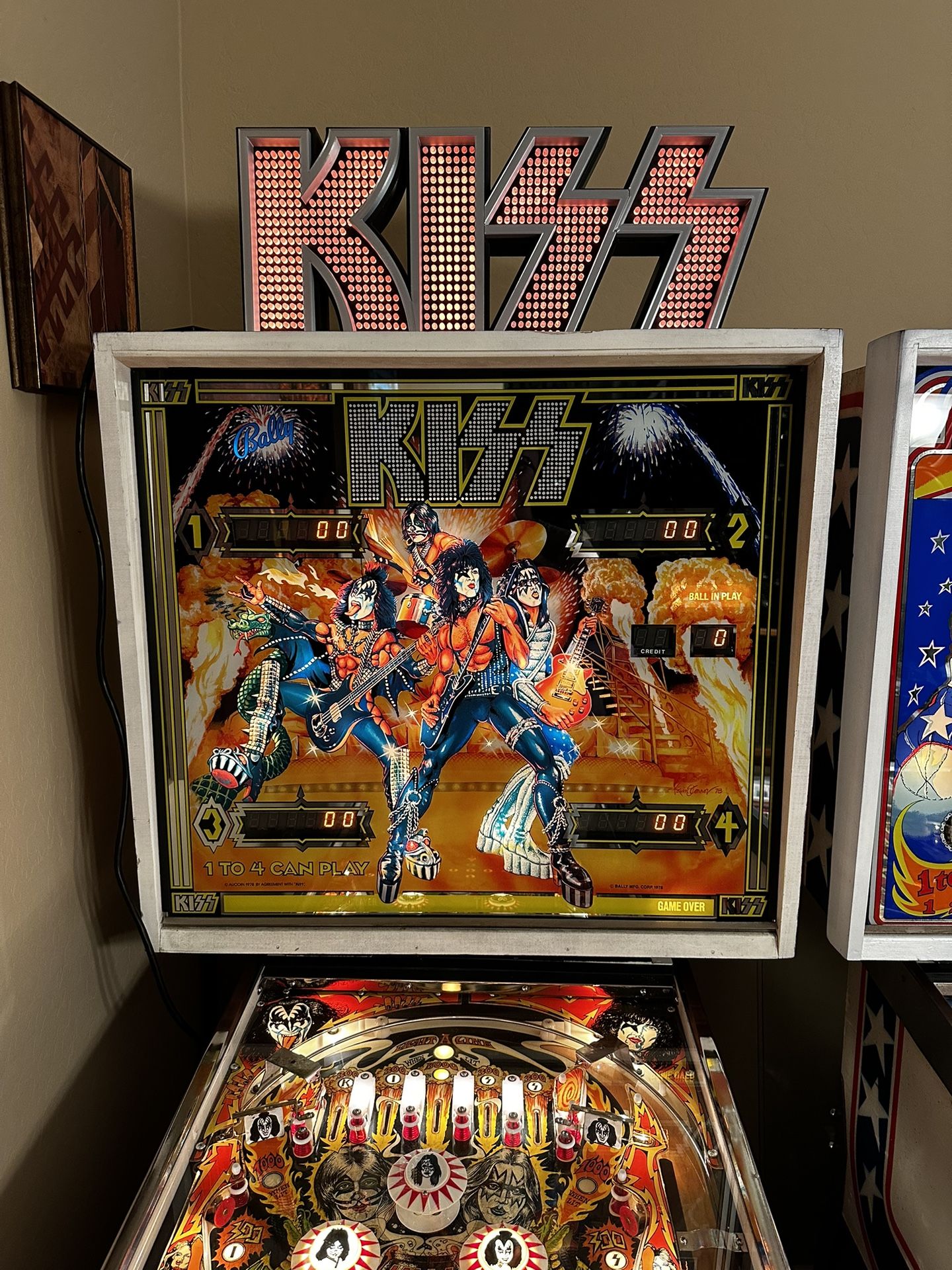 Bally KISS Pinball Machine for Sale in Gilbert, AZ OfferUp