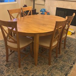 Hardwood Dining Table Set