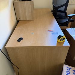 Wooden desk