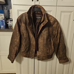 Men's Leather Jacket w/liner