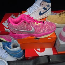 The lebron james signature  shoe zise 9.5