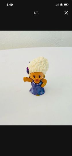 Little People Rupaul Fancy Blonde Girl Purple Evening Dress