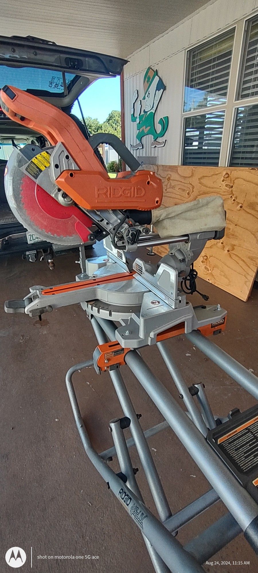 Used Ridgid Dual Bevel Sliding Miter Saw