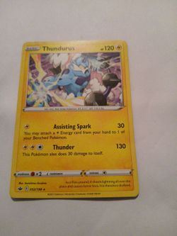 Pokémon Collectable Card Thundurus