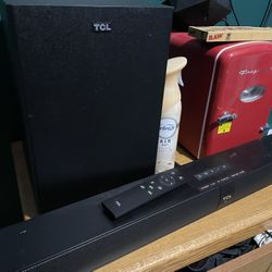Tcl Subwoofer And Spund Bar!