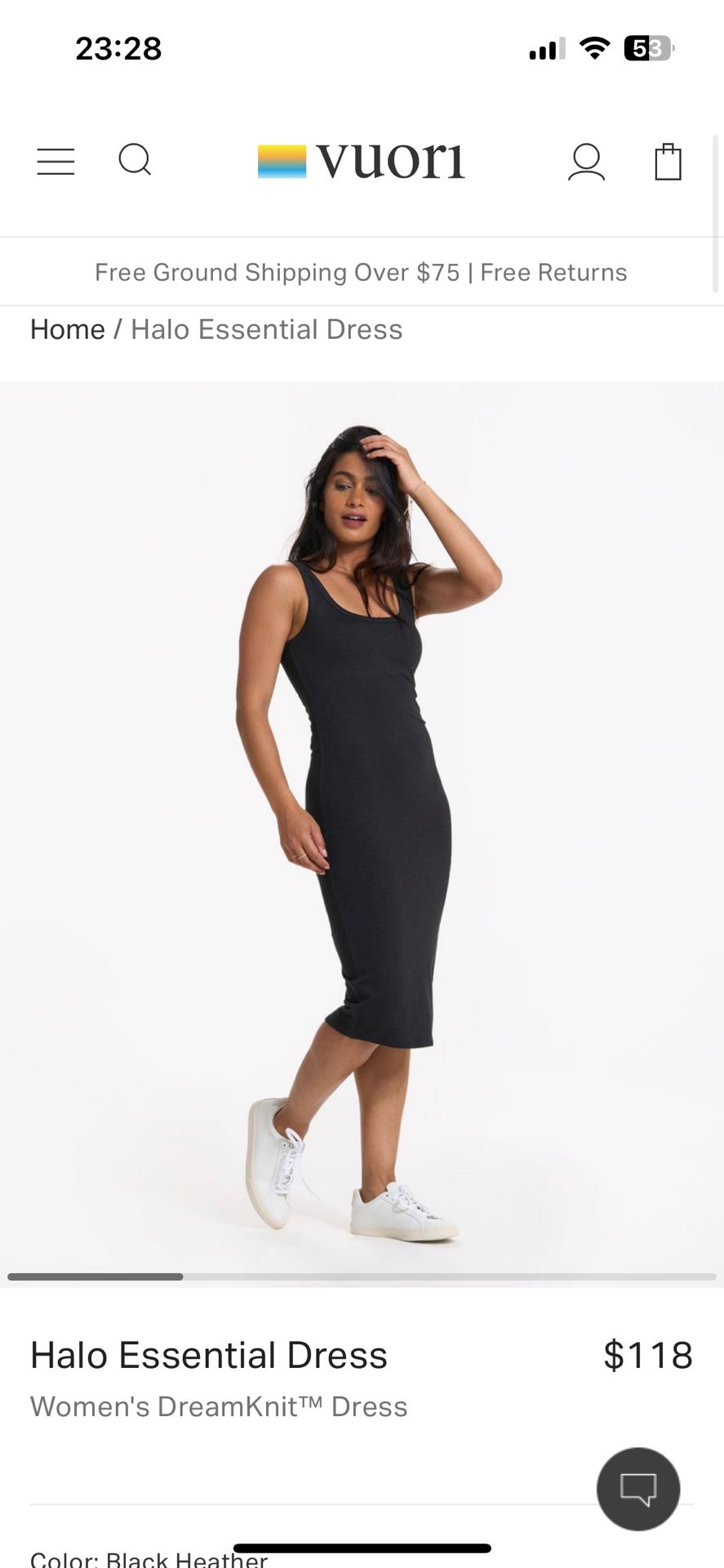 VUORI - Halo Essential Dress - Women's DreamKnit™ Dress