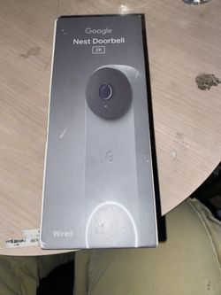 Google Nest Doorbell 2k Sealed 